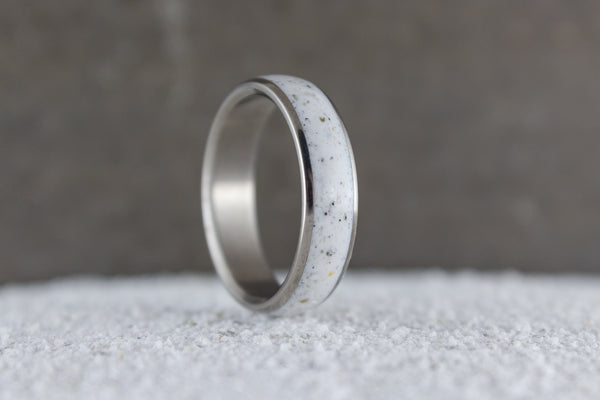 Set de alianzas de Titanio y Marmol (08743_4S1_6N)