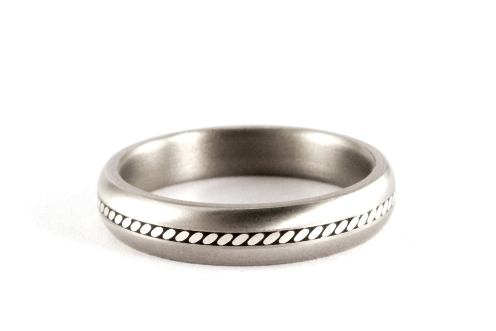 Anillo Titanio y Plata (04100_4N)