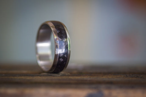 Anillo de Titanio y Fibra de Carbono (00331_7N)