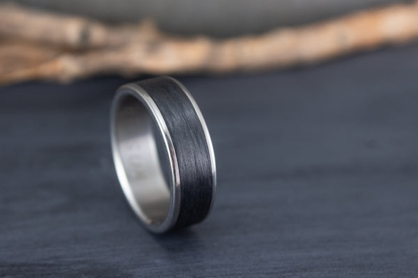 Anillo de Titanio y Fibra de Carbono (00333_7N)