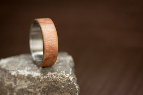 Anillo de Titanio y Nogal (00518_7N)