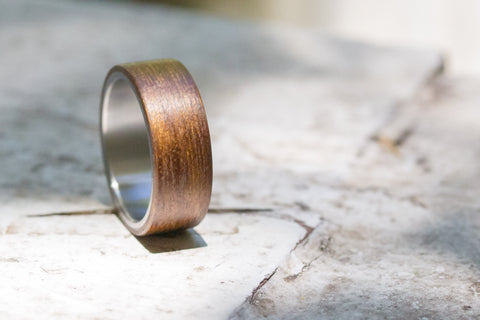 Anillo de Titanio y Madera (00523_8N)