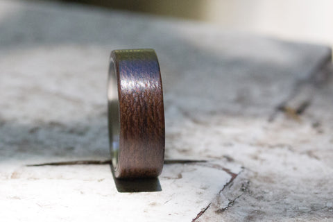 Anillo de Titanio y Madera (00524_8N)