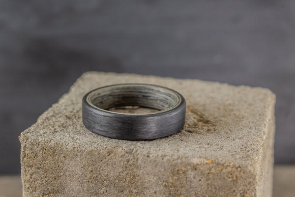 Anillo Fibra de Carbono y Madera Gris Terso (00401_7N)
