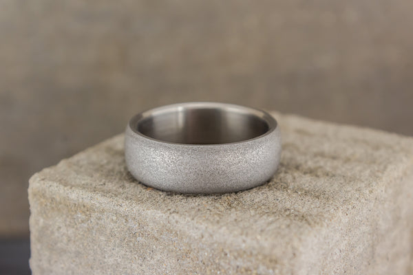 Anillo Titanio arenado (00011_7N)