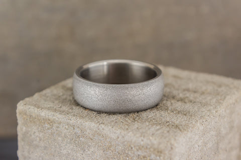 Anillo Titanio arenado (00011_7N)