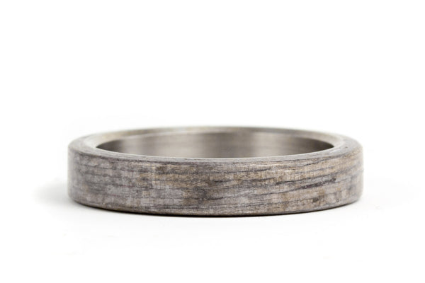 Anillo de Titanio y Madera Gris Terso (00500_4N)