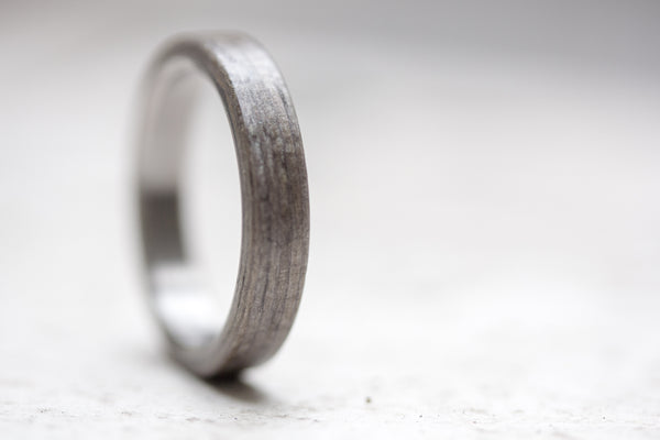 Anillo de Titanio y Madera Gris Terso (00500_4N)