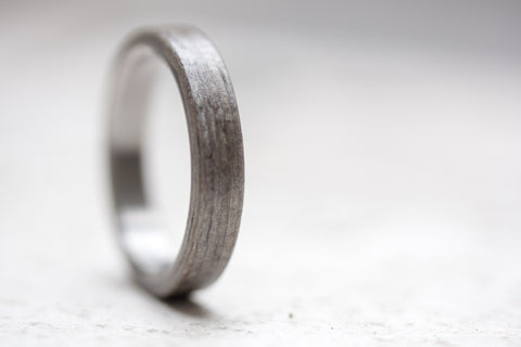 Anillo de Titanio y Madera Gris Terso (00500_4N)