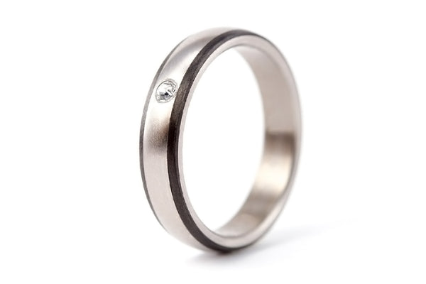 Anillo de Titanio y Fibra de Carbono (00302_4S1)