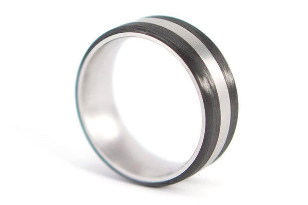 Anillo de Titanio y Fibra de Carbono (00307_7N)
