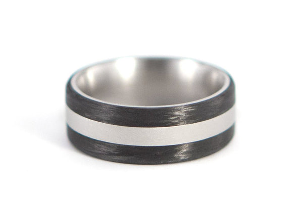 Anillo de Titanio y Fibra de Carbono (00307_7N)