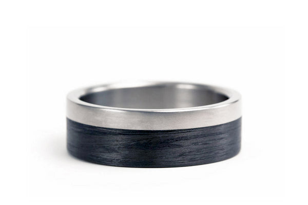Anillo de Titanio y Fibra de carbono (00309_8N)