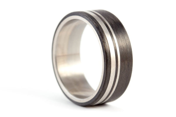 Anillo de Titanio y Fibra de Carbono (00314_7N)