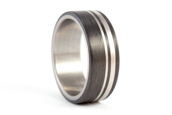 Anillo de Titanio y Fibra de Carbono (00314_7N)