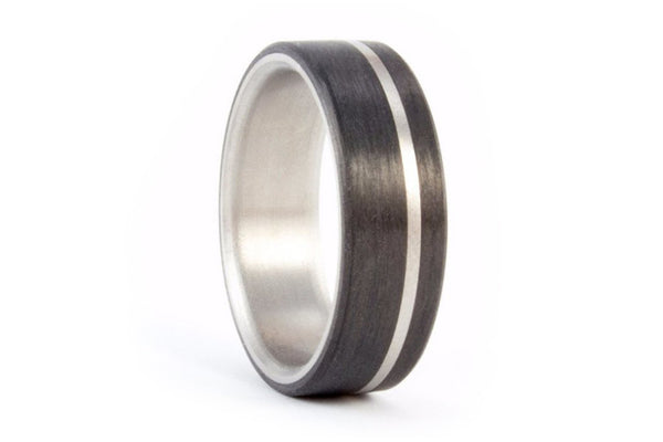 Anillo de Titanio y Fibra de Carbono (00318_7N)
