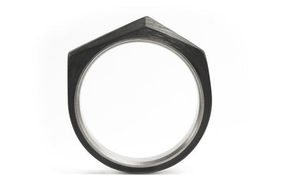 Anillo de Titanio y Fibra de Carbono (00319_7N)