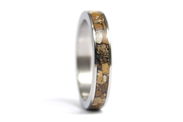 Anillo de Titanio y Jaspe marrón (03223_4N)