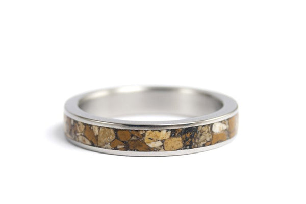 Anillo de Titanio y Jaspe marrón (03223_4N)