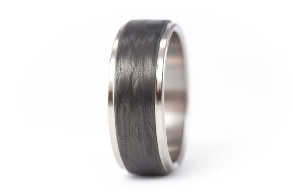 Anillo de Titanio y Fibra de Carbono (00324_8N)
