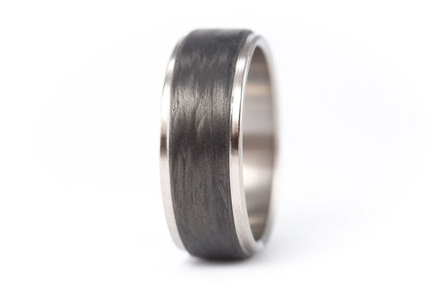 Anillo de Titanio y Fibra de Carbono (00324_8N)