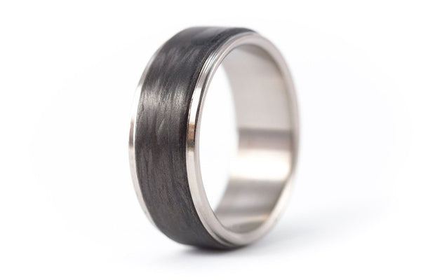 Anillo de Titanio y Fibra de Carbono (00324_8N)