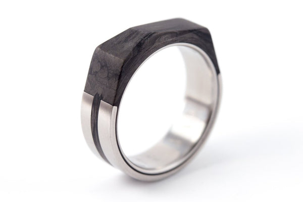 Anillo de Titanio y Fibra de Carbono (00329_7N)