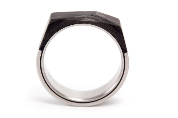 Anillo de Titanio y Fibra de Carbono (00329_7N)