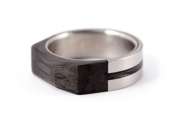 Anillo de Titanio y Fibra de Carbono (00329_7N)