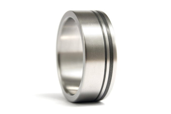 Anillo de Titanio y Fibra de Carbono (00336_8N)