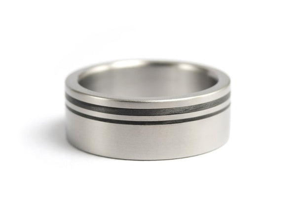 Anillo de Titanio y Fibra de Carbono (00336_8N)