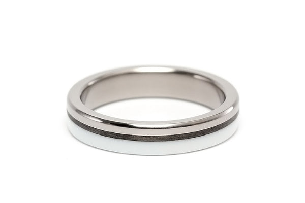 Anillo de Titanio, Fibra y Corian (03401_4N)