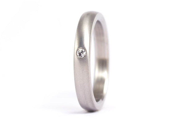 Anillo Titanio mate con Swarovski (00003_3S1)
