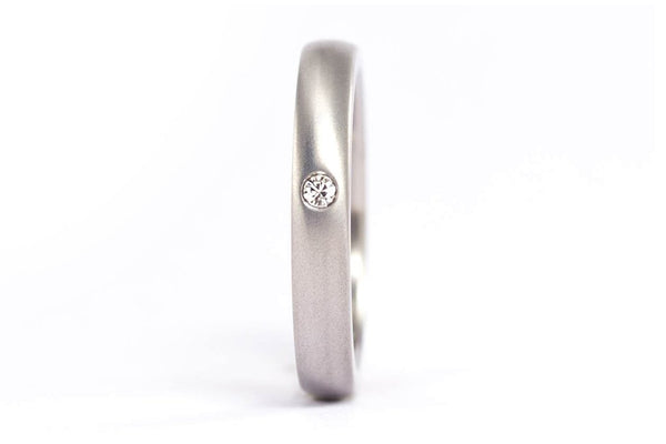Anillo Titanio mate con Swarovski (00003_3S1)