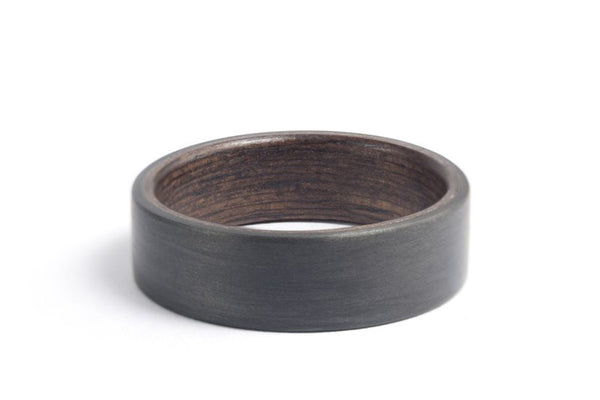 Anillo de Wengué y Fibra de Carbono (00407_7N)