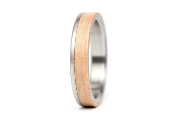 Anillo de Titanio y Roble claro (00519_4N)