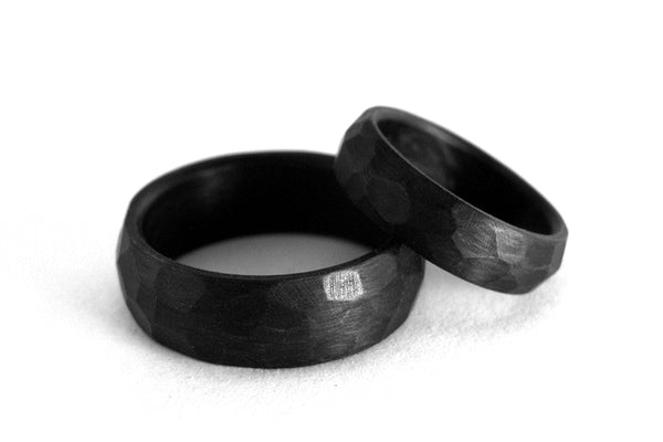 Set alianzas martilladas de Fibra de Carbono   (00111_5N_7N)