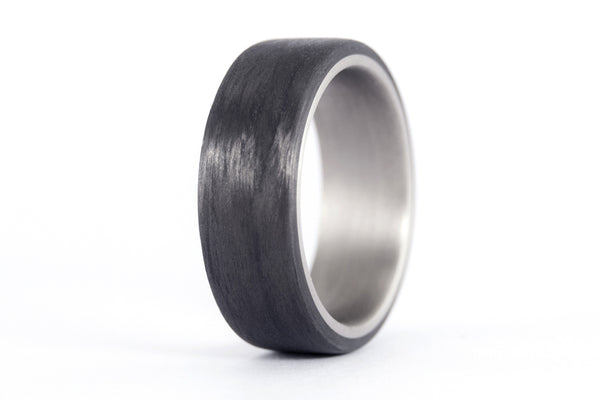 Anillo de Titanio y Fibra de Carbono (00310_8N)