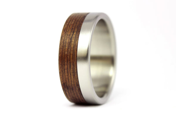 Anillo de Titanio y Wengué (00501_7N)