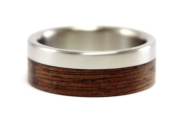 Anillo de Titanio y Wengué (00501_7N)