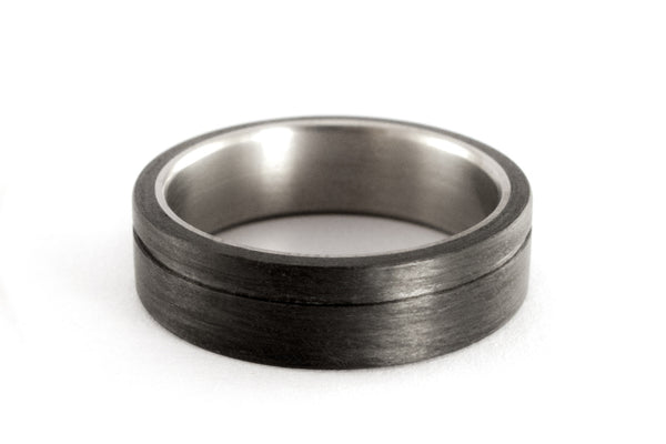 Anillo de Titanio y Fibra de Carbono (00346_7N)