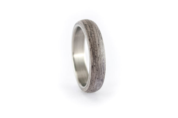 Anillo de Titanio y Madera Gris Terso (00506_4N)