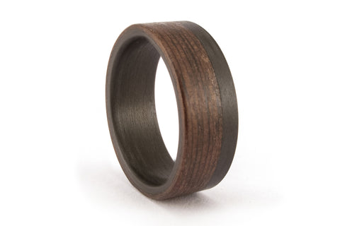 Anillo de Madera y Fibra de Carbono (00416_8N)