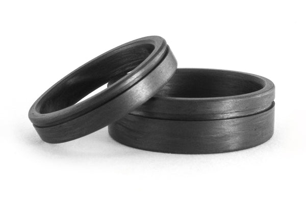 Set alianzas de Fibra de Carbono mate (00109_4N7N)