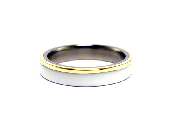 Set alianzas Corian, Titanio y Oro 18k (00624_4N4N)